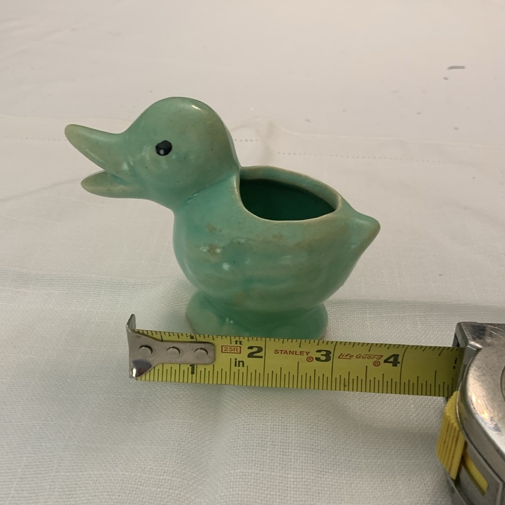 Small green duck planter vintage - Picture 9 of 10